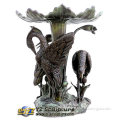 Elegant Metal Bird Fountain Sculpture / Metal Fountain